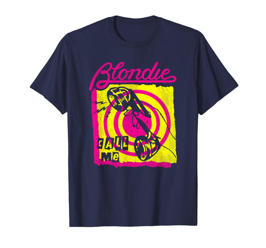 Blondie Call Me Colorful Vintage Band T-Shirt