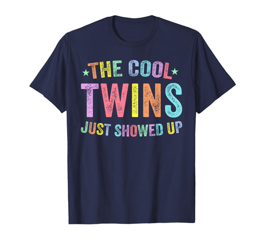 Cool Twins Just Showed Up Twin Day Spirit Week Matching T-Shirt