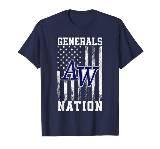 Anthony Wayne Generals Logo Nation HS T-Shirt
