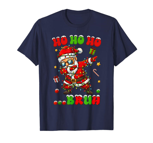 Ho Ho Ho Bruh Dab Santa Christmas Funny Kids Toddler Boys T-Shirt