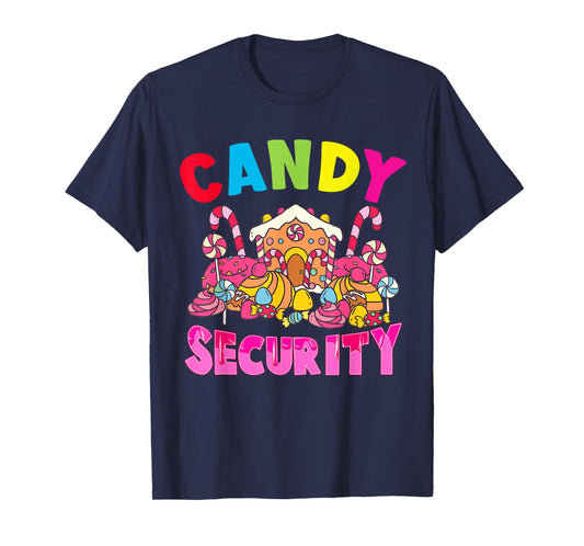Candy Land Costumes Adult Candy Security Funny T-Shirt
