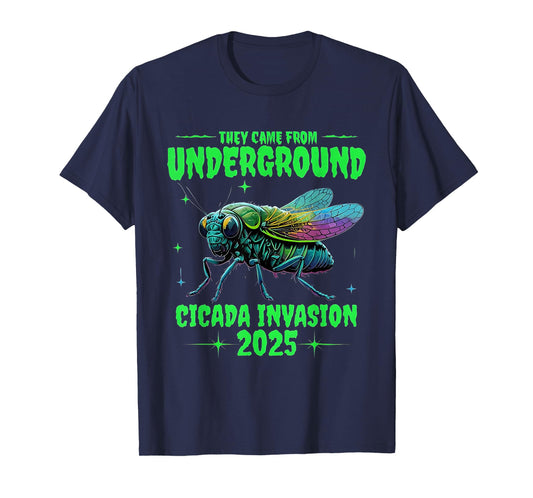 CICADA BROOD THEY'RE BACK RETURN OF THE CICADAS 2025 T-Shirt