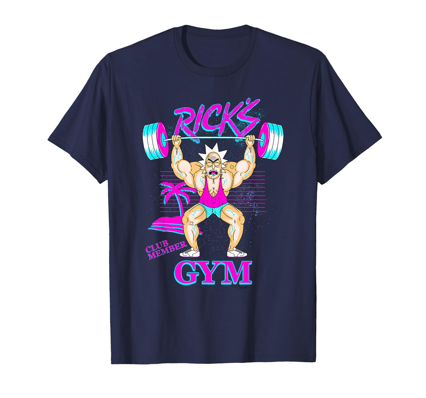 Rick and Morty Rick's Gym T-Shirt