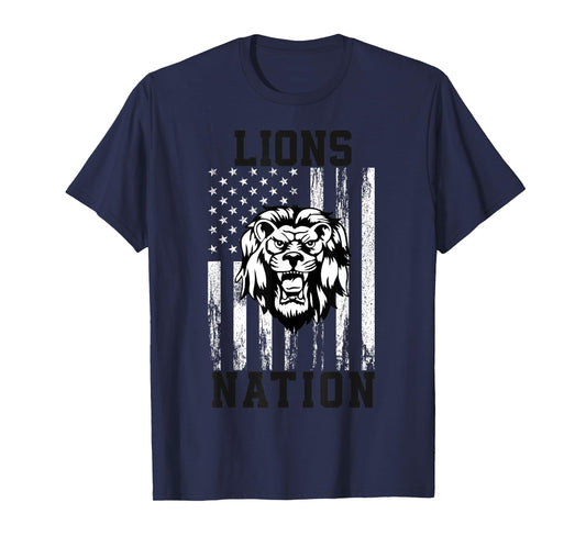 Liberty Lions Logo Nation HS T-Shirt