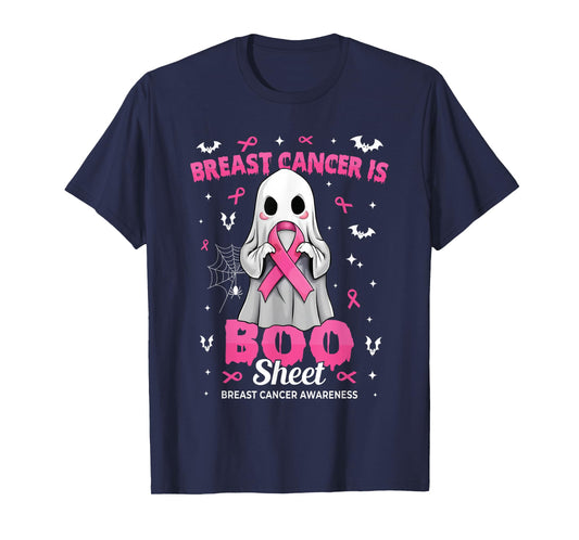 Breast Cancer is Boo Sheet Halloween Breast Cancer Ghost T-Shirt