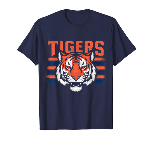 Vintage Tigers Throwback Retro T-Shirt