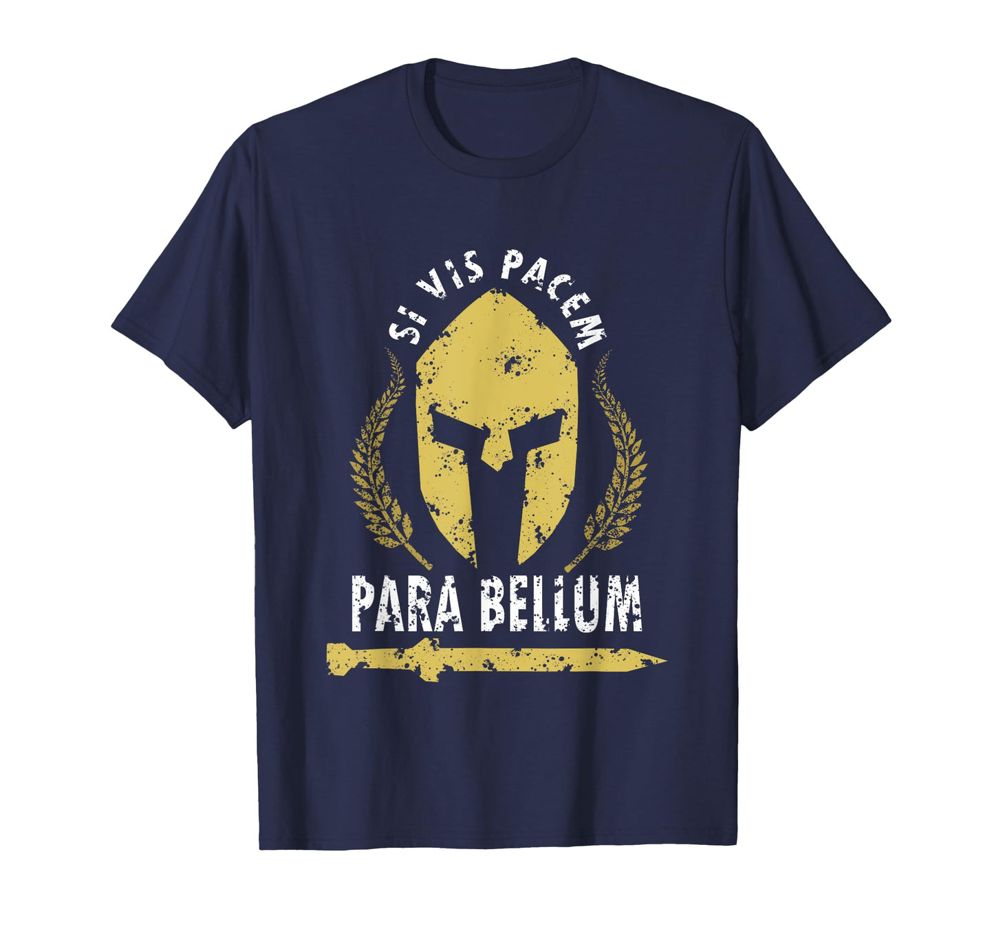 Si Vis Pacem Para Bellum Vintage Greece History Fighter Gym T-Shirt