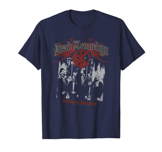 Dead Kennedys Old English with Logo and Photo Vintage Band T-Shirt