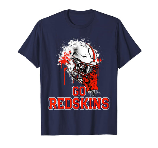 Oneonta Redskins Rising Helmet GO! T-Shirt