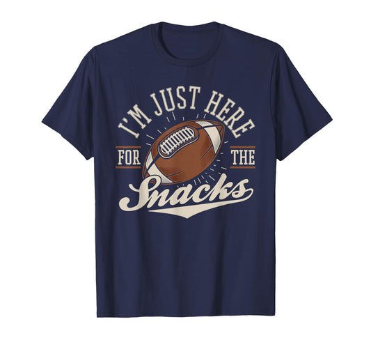 I'm Just Here For The Snacks Funny Fantasy Football League T-Shirt