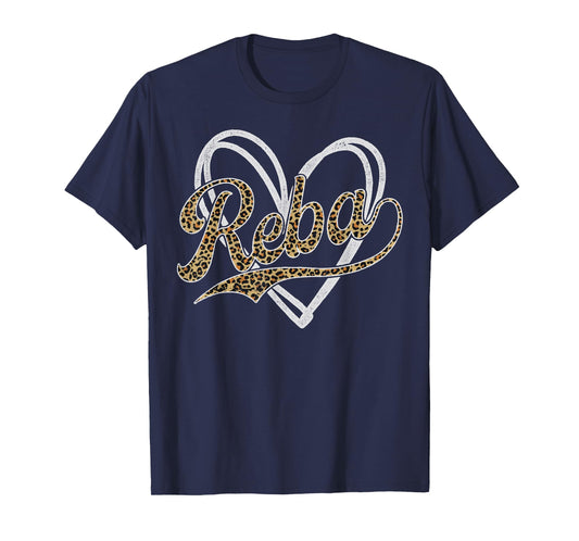 Vintage Reba Name Retro Style 70s 80s First For Men Women T-Shirt