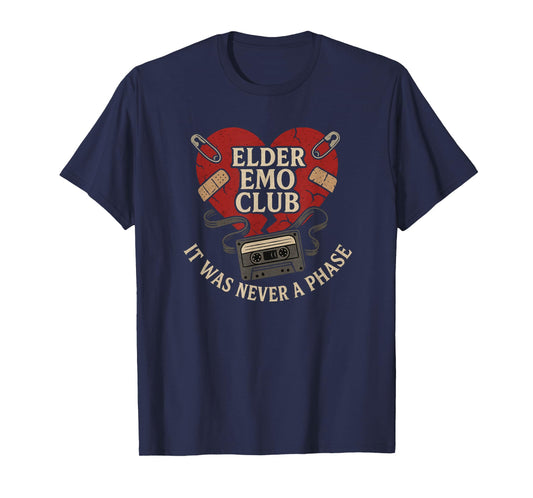 Elder Emo Club Its Not A Phase Vintage T-Shirt