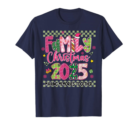 Family Christmas 2025 Matching Outfit Xmas Men Women Kids T-Shirt