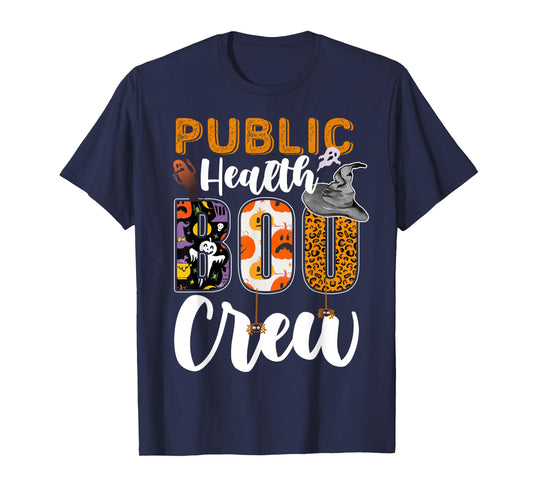 Public Health Boo Crew Halloween Matching Nurse T-Shirt