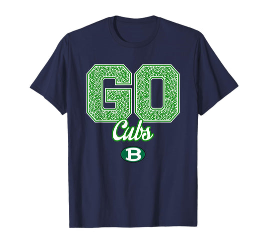 Brenham Cubs Logo GO! School Pride HS T-Shirt