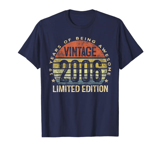 Vintage 2006 Limited Edition 19-Year-Old Gifts 19th Birthday T-Shirt