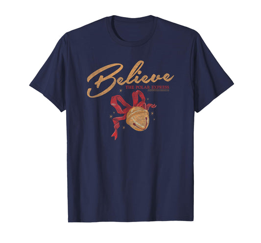 Polar Express Believe Bell Christmas Holiday T-Shirt