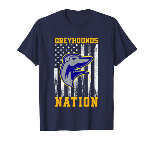 Lyman Greyhounds Logo Nation HS T-Shirt