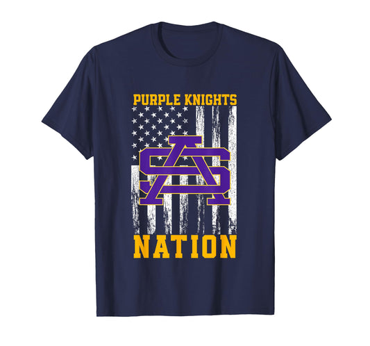 Saint Augustine Purple Knights Logo Nation HS T-Shirt
