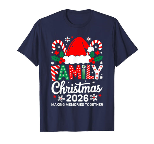 Family Christmas 2026 Matching Costume Together Xmas Squad T-Shirt