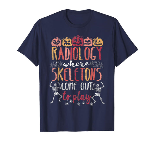 Xray Tech Radiology X-Ray Technician X-Ray Halloween T-Shirt