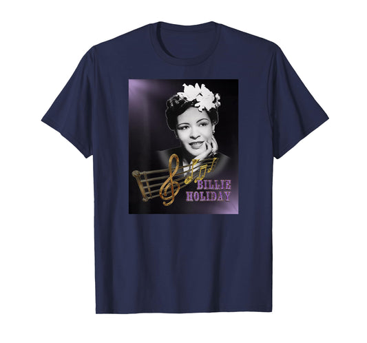 Billie Holiday_004_Back Printed T-Shirt