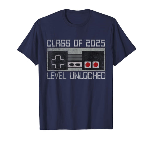 Class of 2025 Level Unlocked Back To School Gamer Tee T-Shirt