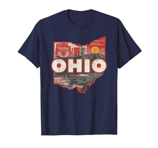 Ohio State of Ohio Retro Ohio T-Shirt