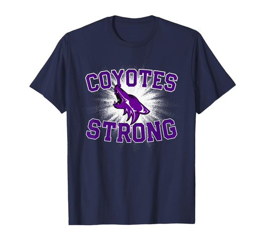 Anna Coyotes Logo Strong Flag HS T-Shirt