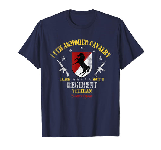 11th Armored Cavalry Regiment Veteran Vintage Veterans Day T-Shirt