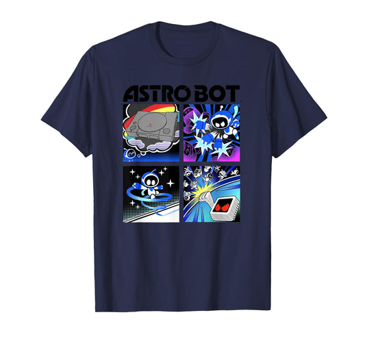 Astro Bot Rescue Mission Space Warrior Video Game T-Shirt