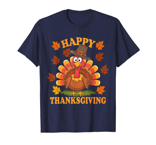 Happy Thanksgiving Funny Turkey Family Dinner Thanksgiving T-Shirt