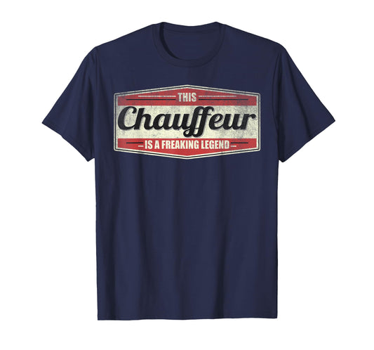 Funny Profession Quote Vintage Chauffeur T-Shirt