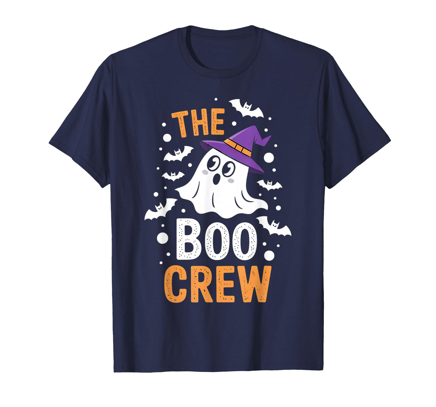 Halloween Ghost The Boo Crew Costume Matching Women Gifts T-Shirt