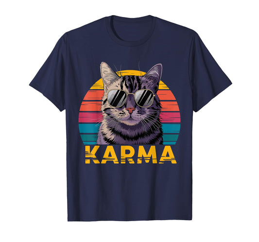 Cute Funny Cat Lover Karma T-Shirt