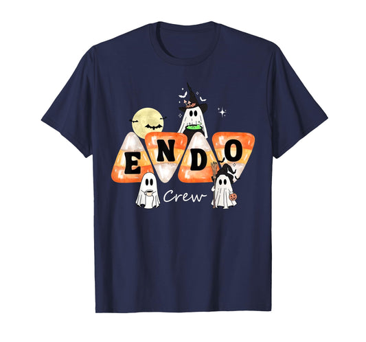 Endo Crew Endoscopy Nurse GI Colonoscopy Colon Halloween T-Shirt