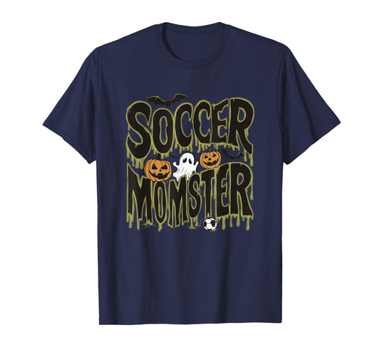Soccer Momster Funny Halloween Design T-Shirt