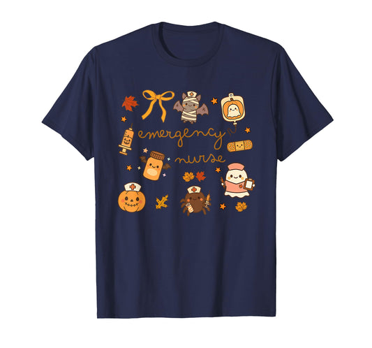 Emergency Department Halloween ER Nurse Halloween T-Shirt