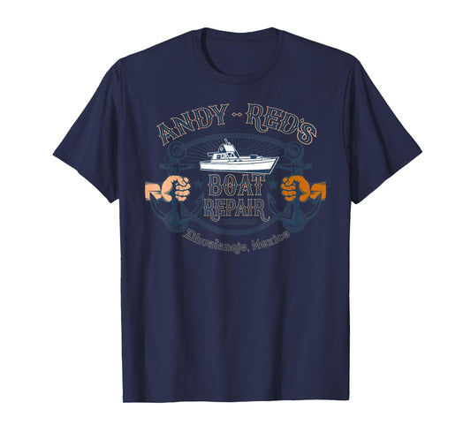 Andy & Red's Boat Repair Fishing Charters Boating Ocean T-Shirt