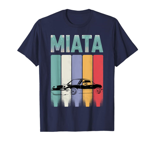 Japanese Miata Car Retro Vintage Sports Car Legend 90s T-Shirt