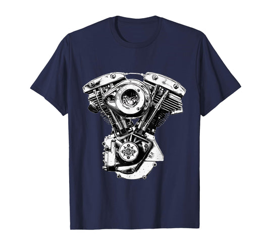 1983 Cone Shovelhead HD Old School Motorcycle VTwin Retro T-Shirt
