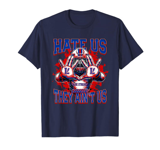 Lake Blue Streaks Logo Hate Us Cause They Ain't HS T-Shirt