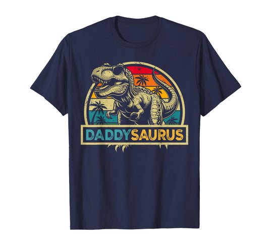 Daddysaurus T Rex Dinosaur Daddy Saurus Family Matching T-Shirt