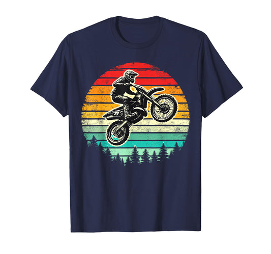 Dirt Bike Rider Vintage Motorcycle Motocross T-Shirt