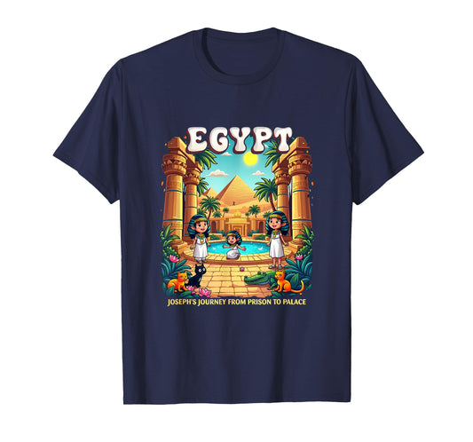 Egypt Adventure Kids VBS 2025 Camp Youth Trip T-Shirt