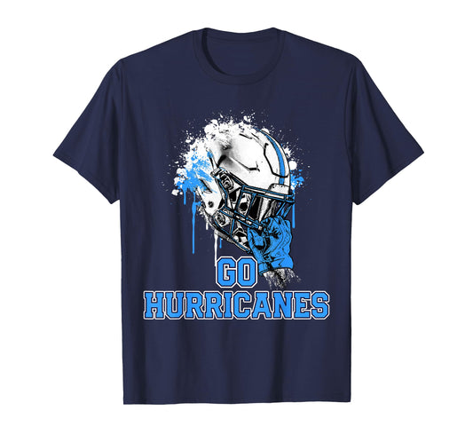 South Plaquemines Hurricanes Rising Helmet GO! T-Shirt