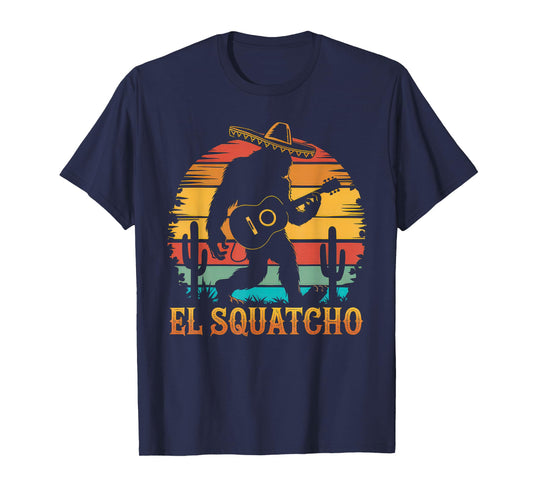 El Squatcho Tshirt Men Women Bigfoot Sasquatch Mexican T-Shirt