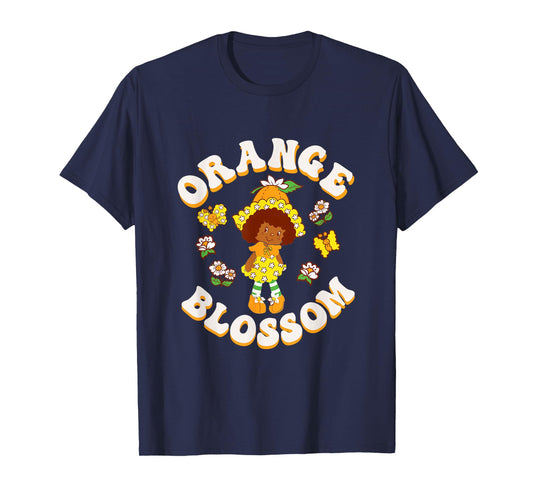Strawberry Shortcake Orange Blossom Vintage Floral T-Shirt