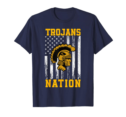 Carrollton Trojans Logo Nation HS T-Shirt