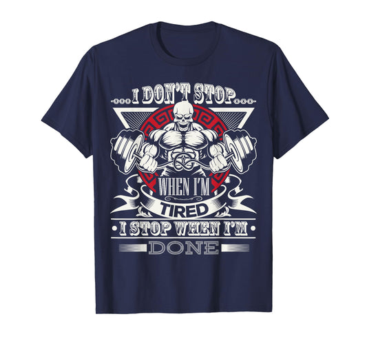 Fitness Motivational Gym Workout Bodybuilding Bodybuilder T-Shirt